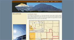 Desktop Screenshot of centinelasolar.com
